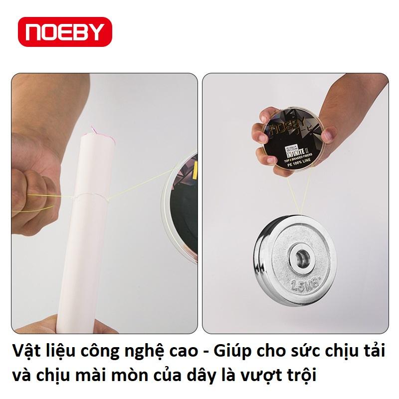 Dây Dù Câu Cá Noeby 150m,8 Lõi Lụa Đức Cao Cấp Chính Hãng Siêu Khỏe - Sanami Fishing
