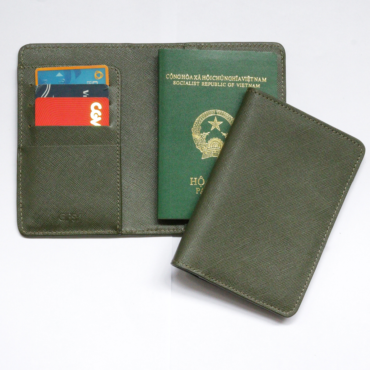 Ví Da Đựng Passport Hộ Chiếu Da Bò Thật Thương Hiệu GIPSY