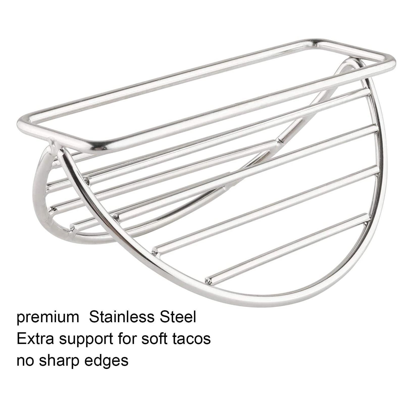 Stainless Steel Taco Rack, Taco Shells Holder Stand for Kitchen Home Restaurant