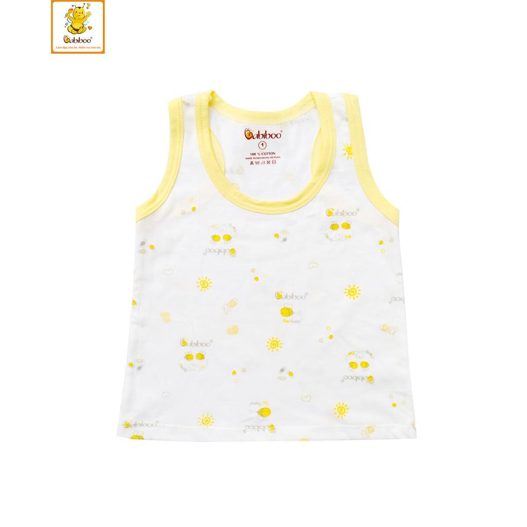 Áo ba lỗ in hình cotton mềm mại BABIBOO - BB144