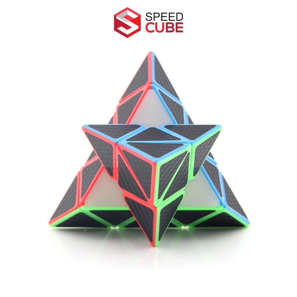 Rubik Biến Thể Tam Giác Moyu Meilong Pyraminx Carbon