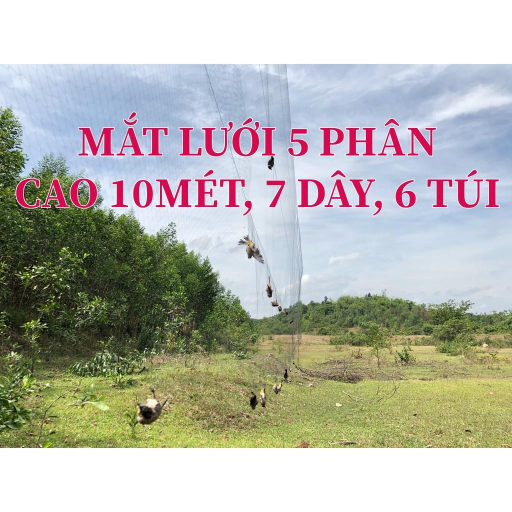 60m lưới 5p bẫy chào mào, họa mi, trao trảo, cu sáo vẹt , tổng hợp chim ngày.
