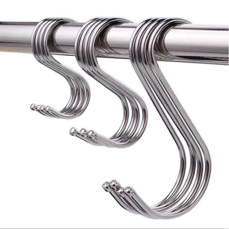 Bộ Móc Treo Chữ S, Có 3 Size Chọn Lựa - Cỡ Vừa - 3 Cái