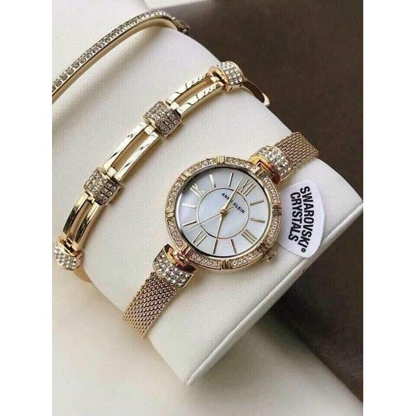 Đồng Hồ Nữ Anne Klein dây kim loại case 28mm