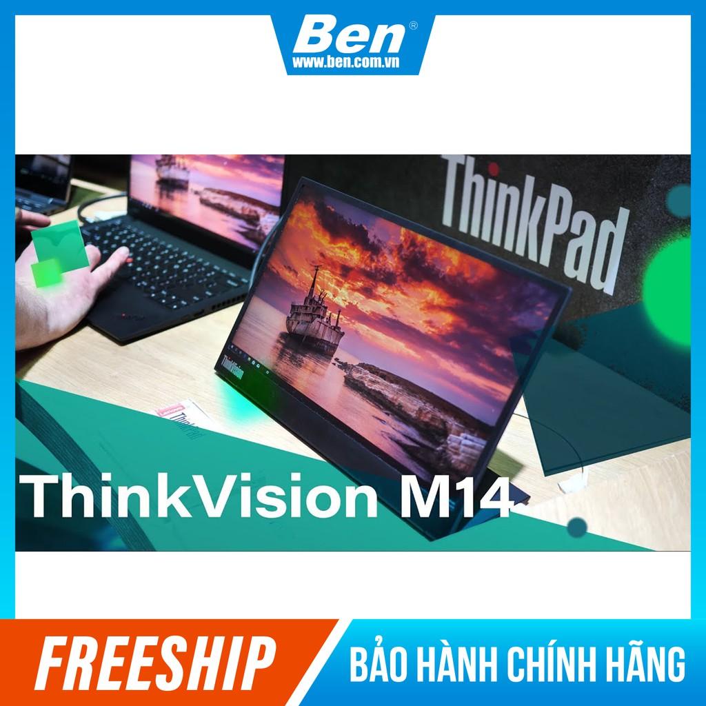 Màn hình Lenovo ThinkVision M14 (61DDUAR6WW) 14 inch - Hàng chính hãng