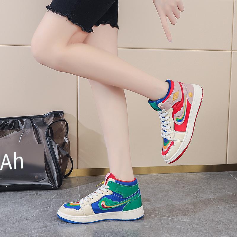 Thuận lợi nhất giày nhỏ màu trắng giày lưới chống trượt màu đỏ giày thường mới nhất phiên bản giày công sở Hàn Quốc