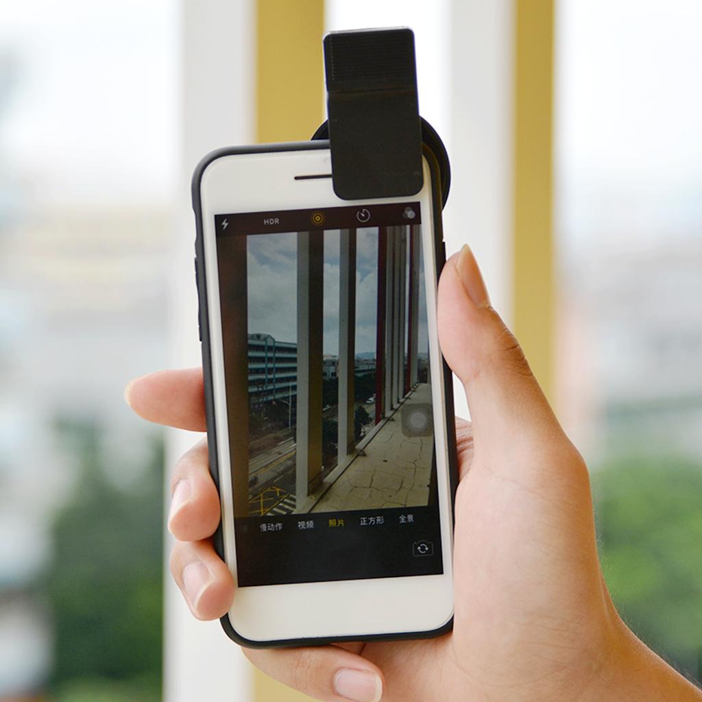37mm Clip-on ND 2-400 Cellphone Camera Lens Filter Kit Adjustable Neutral Density Filter for iPhone
