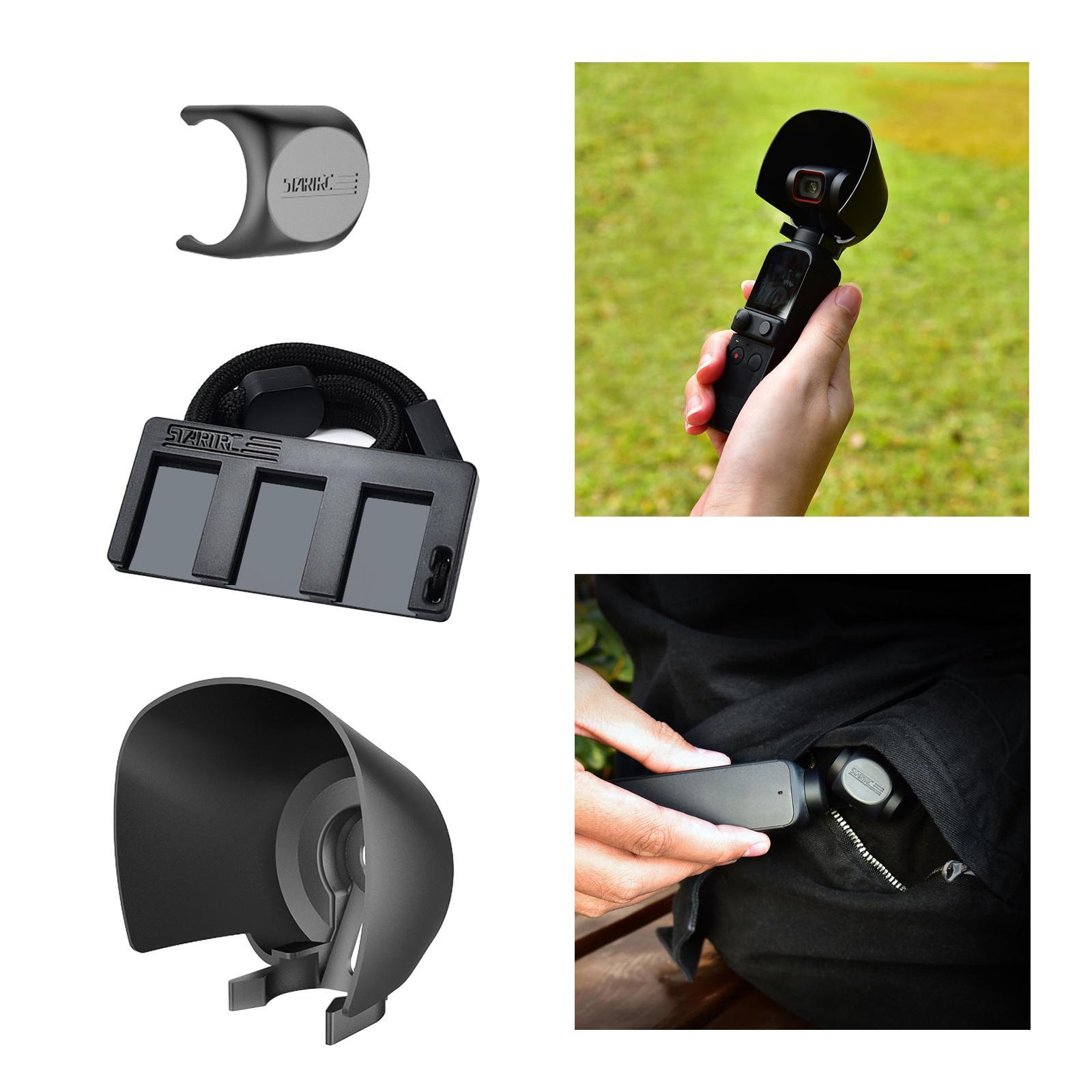 ABS Lens Protective Cover Sun Hood Storage Box Camera Accessories