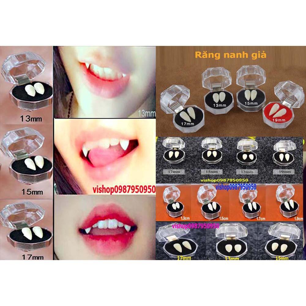 RĂNG NANH GIẢ RĂNG KHỂNH TẶNG KÈM KEO GẮN TRỊ GIÁ 50K