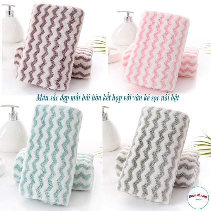 Khăn lau đầu, gội đầu Hàn Quốc siêu mềm, siêu thấm hút nước, hàng LOẠI ĐẸP