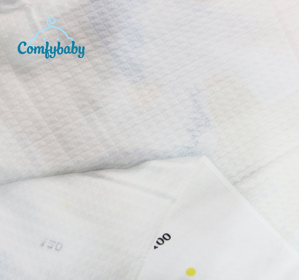 Khăn Tắm Em Bé Cao Cấp Comfybaby, Khăn Cotton Siêu Mềm (60x120Cm) Tặng Khẩu Trang - Màu Ngẫu Nhiên