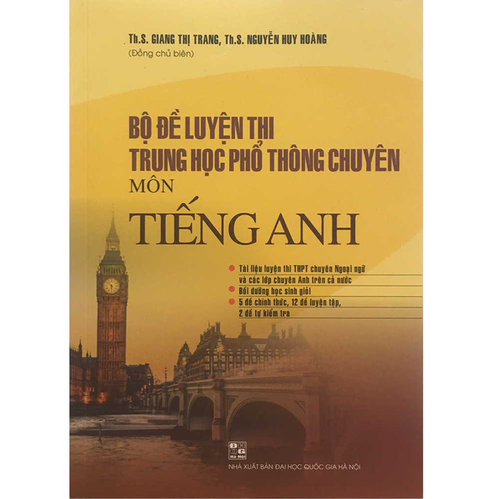 Bồ Đề Luyện Thi Trung Học Phổ Thông Chuyên Môn Tiếng Anh