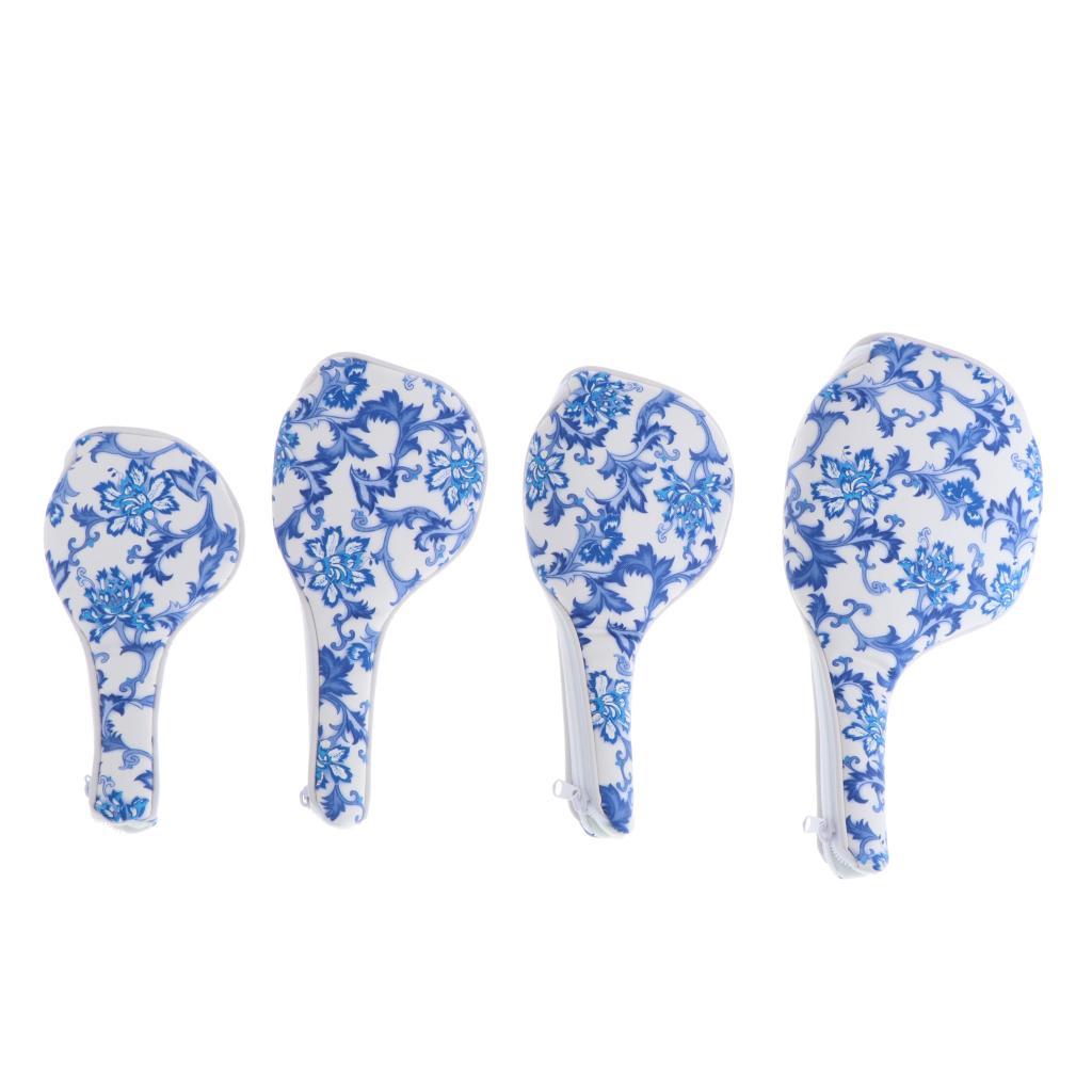 4Pcs Golf Wood Head Cover Hybrid Driver Headcover Woods Cover Accessories