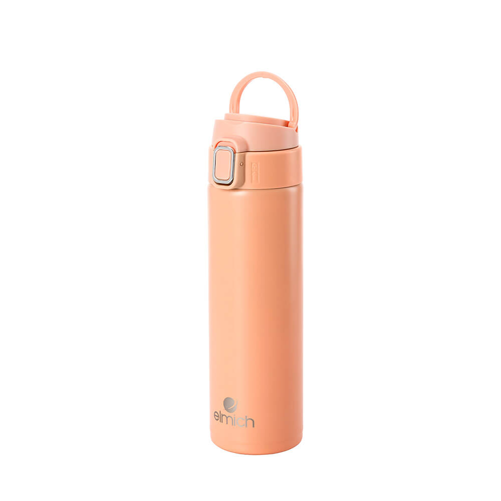 Bình Giữ Nhiệt Inox 304 Elmich EL8347 480ml,Hàng Chính Hãng,Nắp Mở 1 Chạm,Quai Xách Tiện Lợi-JoyMall