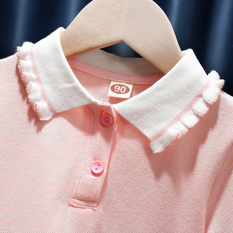 Áo Polo cho bé gái chất vải cotton cá sấu cao cấp thoáng mát, mềm mịn ATP4