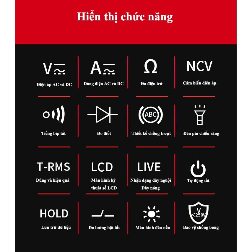 Máy đo lường vạn năng Phát hiện không tiếp xúc chip điện tử thông minh