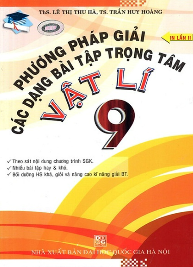 Sách Phương Pháp Giải Các Dạng Bài Tập Trọng Tâm Vật Lí 9