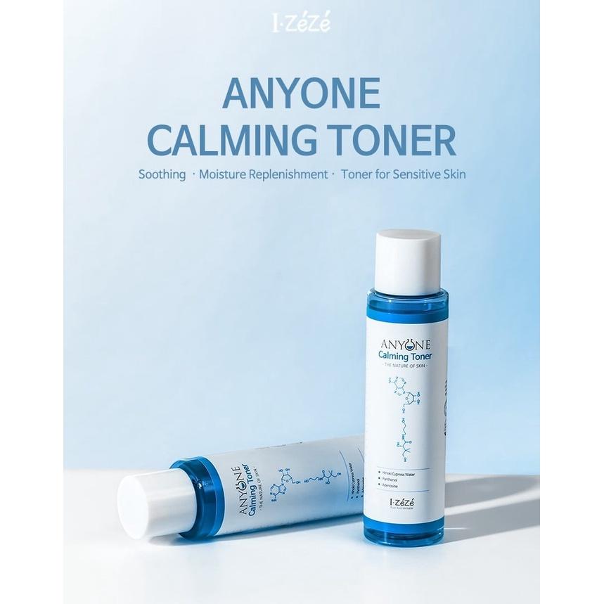 Toner B5 cung cấp ẩm làm sạch da tối ưu ANYONE IZEZE Skin Calming &amp; Moisturazing Toner 200ml