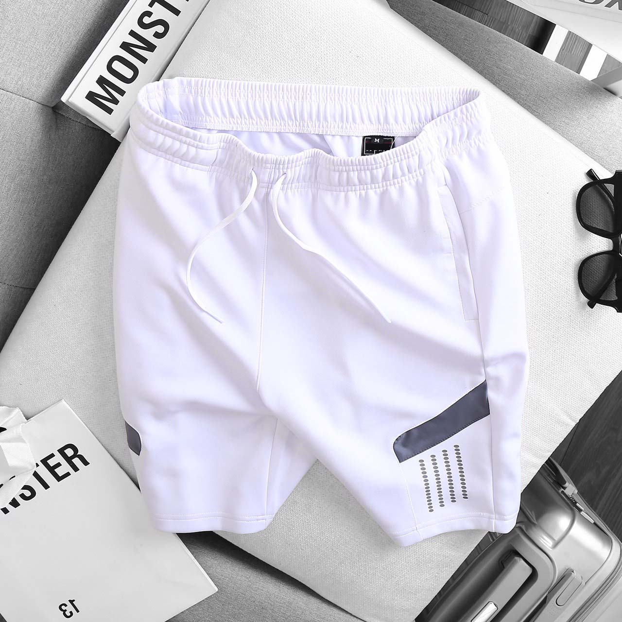 QUẦN SHORT THỂ THAO NAM, QUẦN TẬP GYM, CHẤT THUN THỂ THAO 4 CHIỀU - LZ FASHION - LZPS140