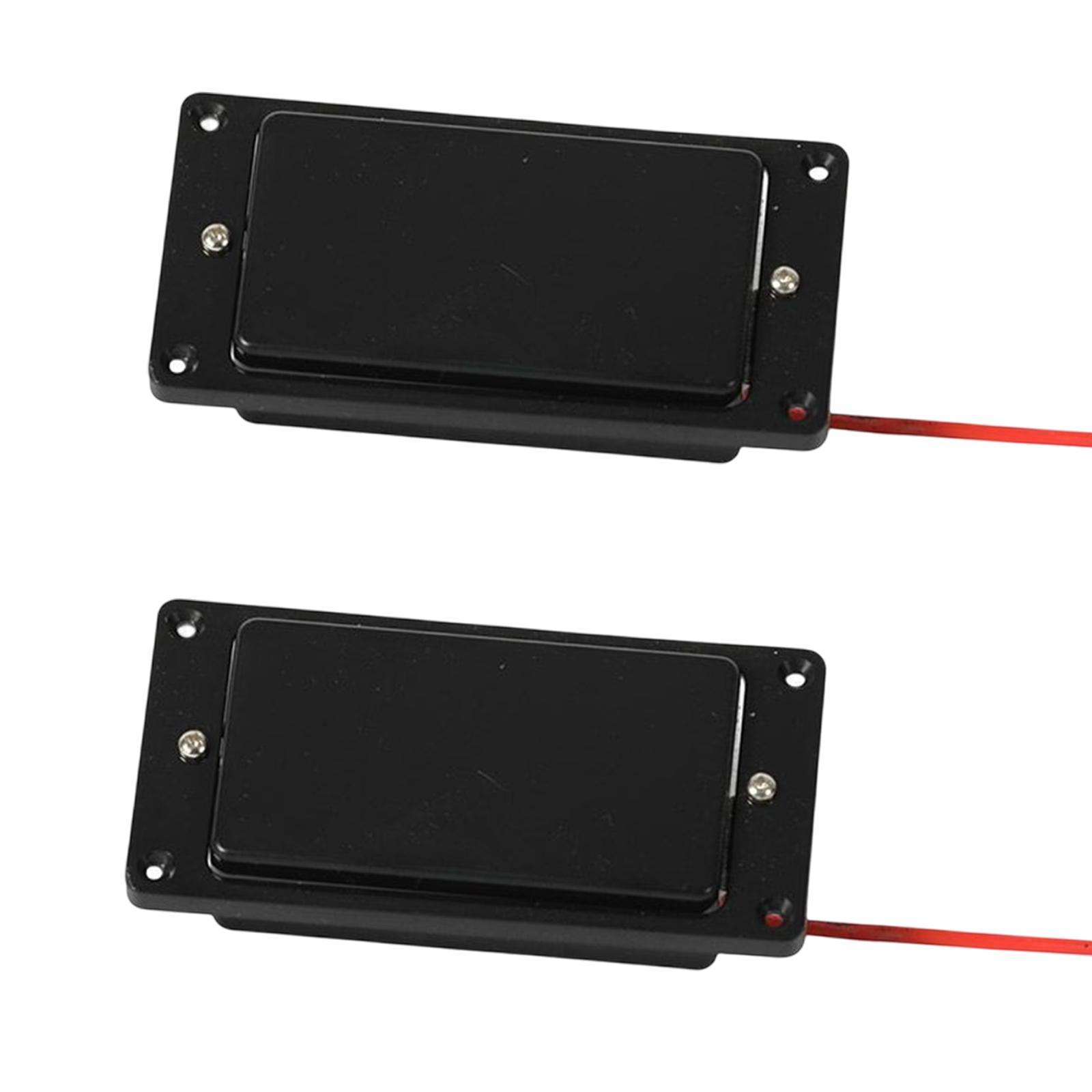 Electric Guitar Neck Bridge Pickup Noiseless Humbucker Pickup for Guitar