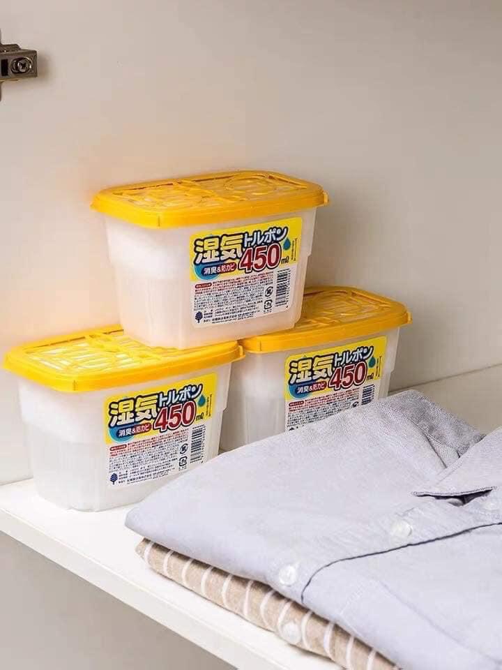 Combo 2 hộp hút ẩm 450ml nội địa Nhật Bản