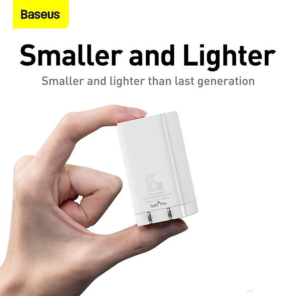 Bộ sạc nhanh Baseus GaN3 Pro Quick Charger 65W Type Cx2 + USB , PD3.0/ PPS/ QC4.0/ SCP/ FCP Multi Quick Charge - Hàng Chính Hãng