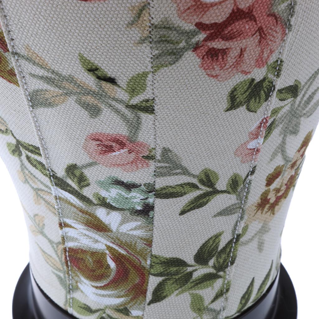 22inch Cork Canvas Hair Mannequin+100pcs T-pins for Wigs Hairpiece Display Shop