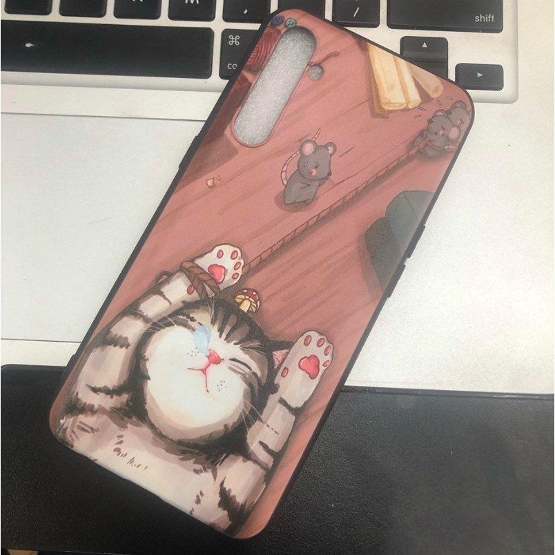 Ốp silicon in hình thời trang cho Realme X2