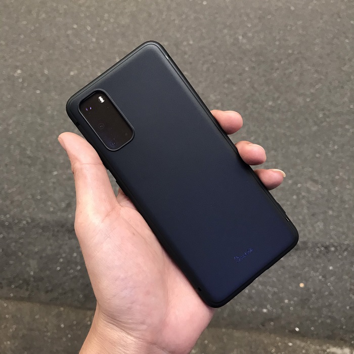 Ốp lưng silicon màu dành cho SamSung Galaxy S20 siêu mỏng chính hãng Vu Case
