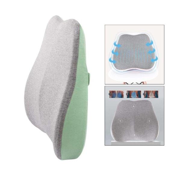 Gối tựa lưng văn phòng êm ái chống mệt mỏi Memory Foam Lumbar Back