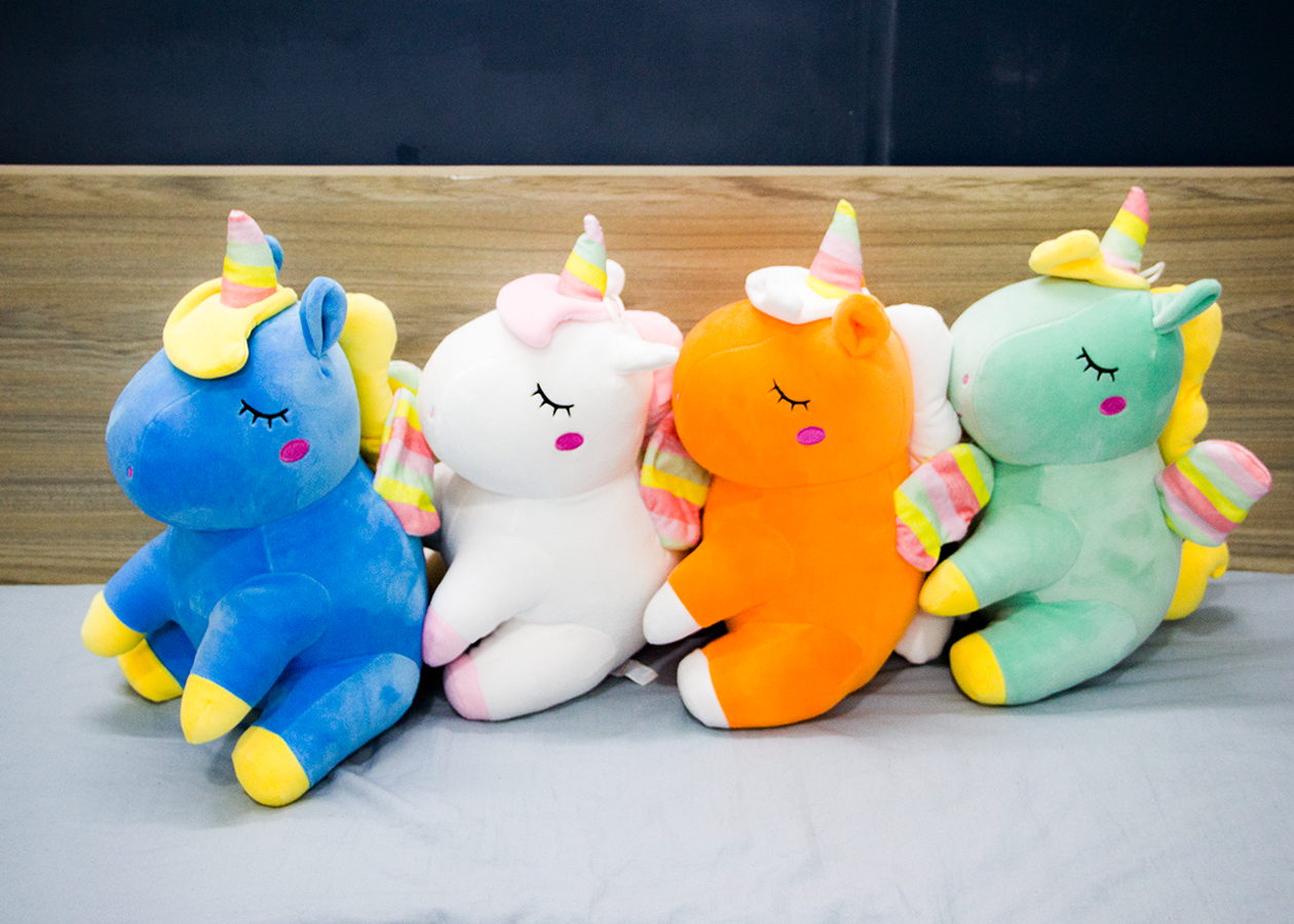 Thú nhồi bông Ngựa Một Sừng Unicorn size 30cm BA00097