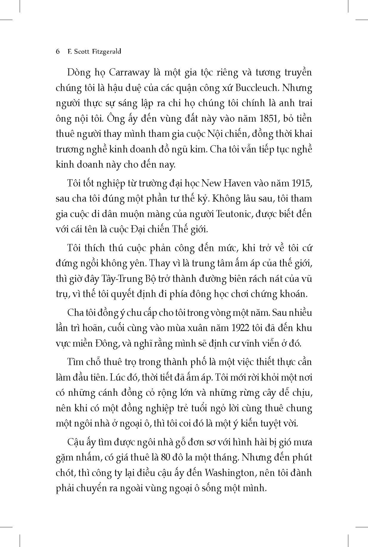 Gatsby Vĩ Đại (Danh tác rút gọn của Pegasus) - F.Scott Fitzgerald; Sonal tóm lược; Trần Giang Sơn dịch
