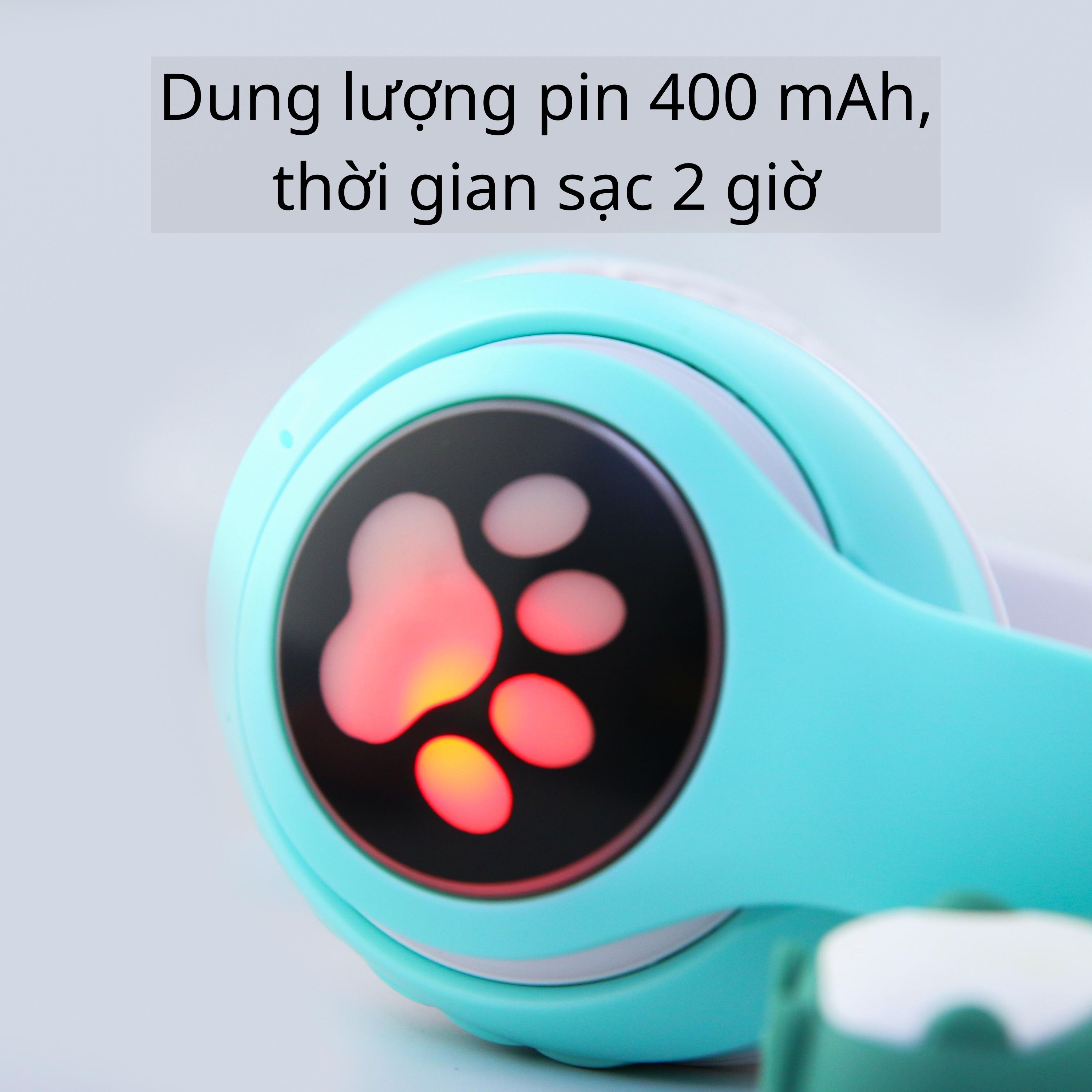 Tai Nghe Mèo Kết Nối Bluetooth Chụp Tai PAGINI HP000028 Headphone Tai Mèo Dễ Thương Có Mic Âm Bass Mạnh Mẽ - Hàng nhập khẩu