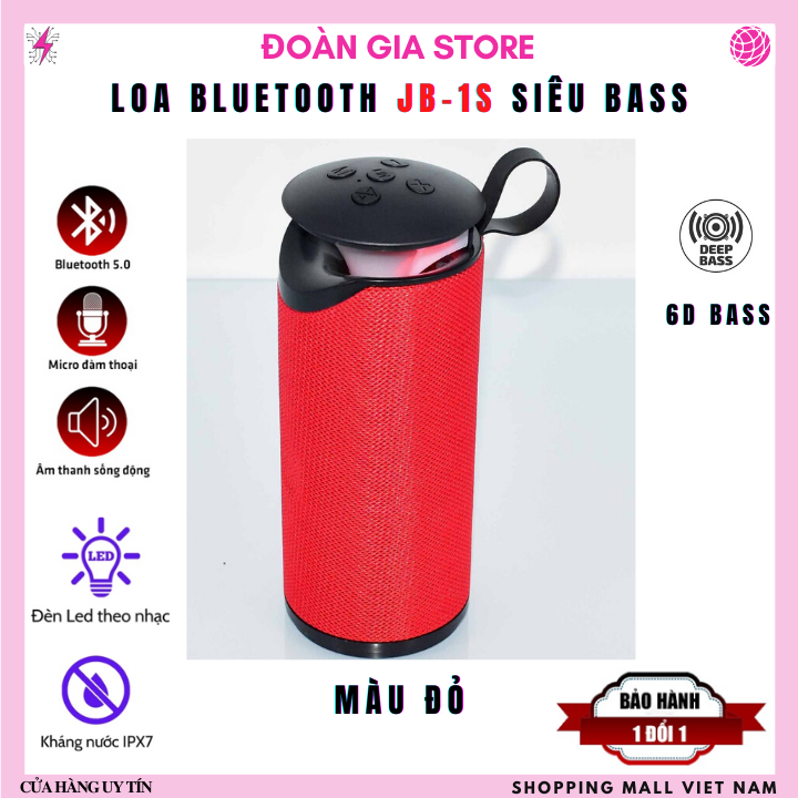 Loa bluetooth JB-2S PRO Siêu bass 10W cao cấp nhiều tính năng, chất lượng âm tuyệt hảo, thiết kế thời trang năm 2021