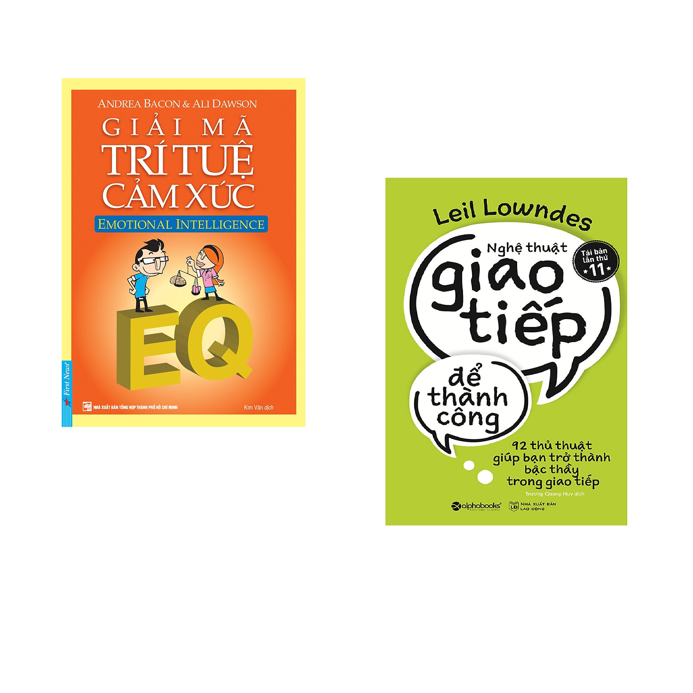 Combo 2 cuốn sách: Giải Mã Trí Tuệ Cảm Xúc + Nghệ Thuật Giao Tiếp Để Thành Công