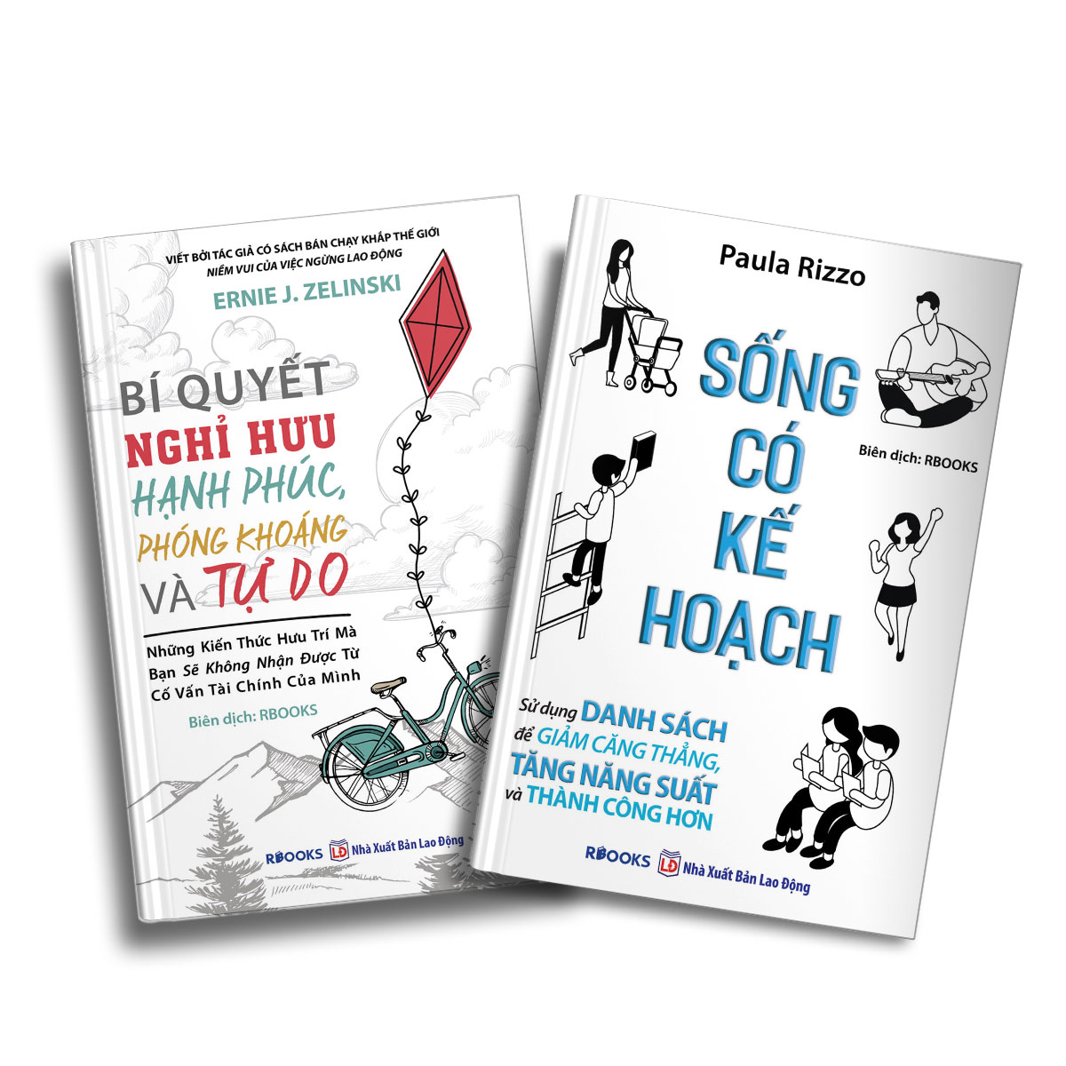 Bộ 2 Cuốn: Bí Quyết Nghỉ Hưu Hạnh Phúc, Phóng Khoáng Và Tự Do + Sống Có Kế Hoạch