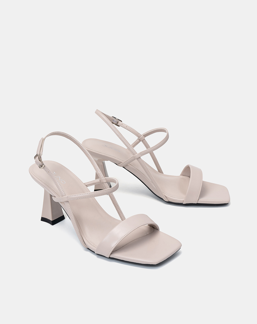 Giày Sandal 7cm Thời Trang JUNO Quai Xỏ Ngón Gót Thanh SD07079