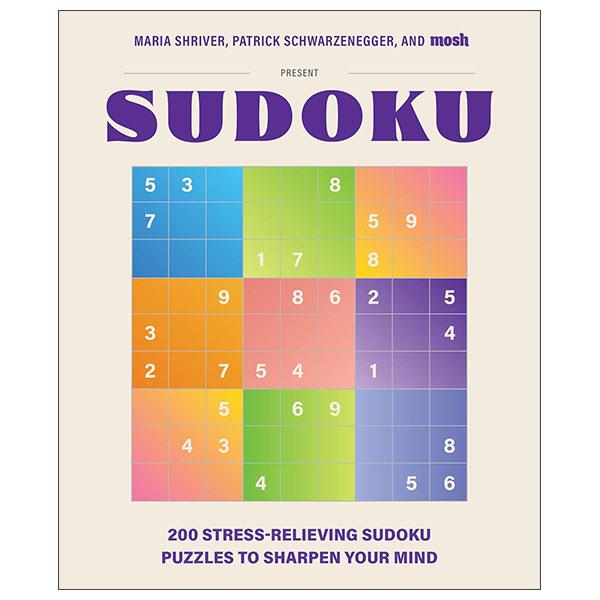 Sách ngoại văn: 200 Stress - Relieving Sudoku Puzzles To Sharpen Your Mind