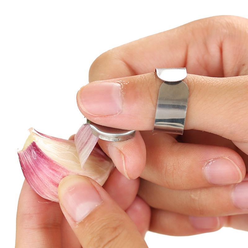 Stainless Steel Garlic Peeler Chestnut Peeler Ginger Planing Grater Crusher Device Chopper Cutter Peeler Vegetable Tools
