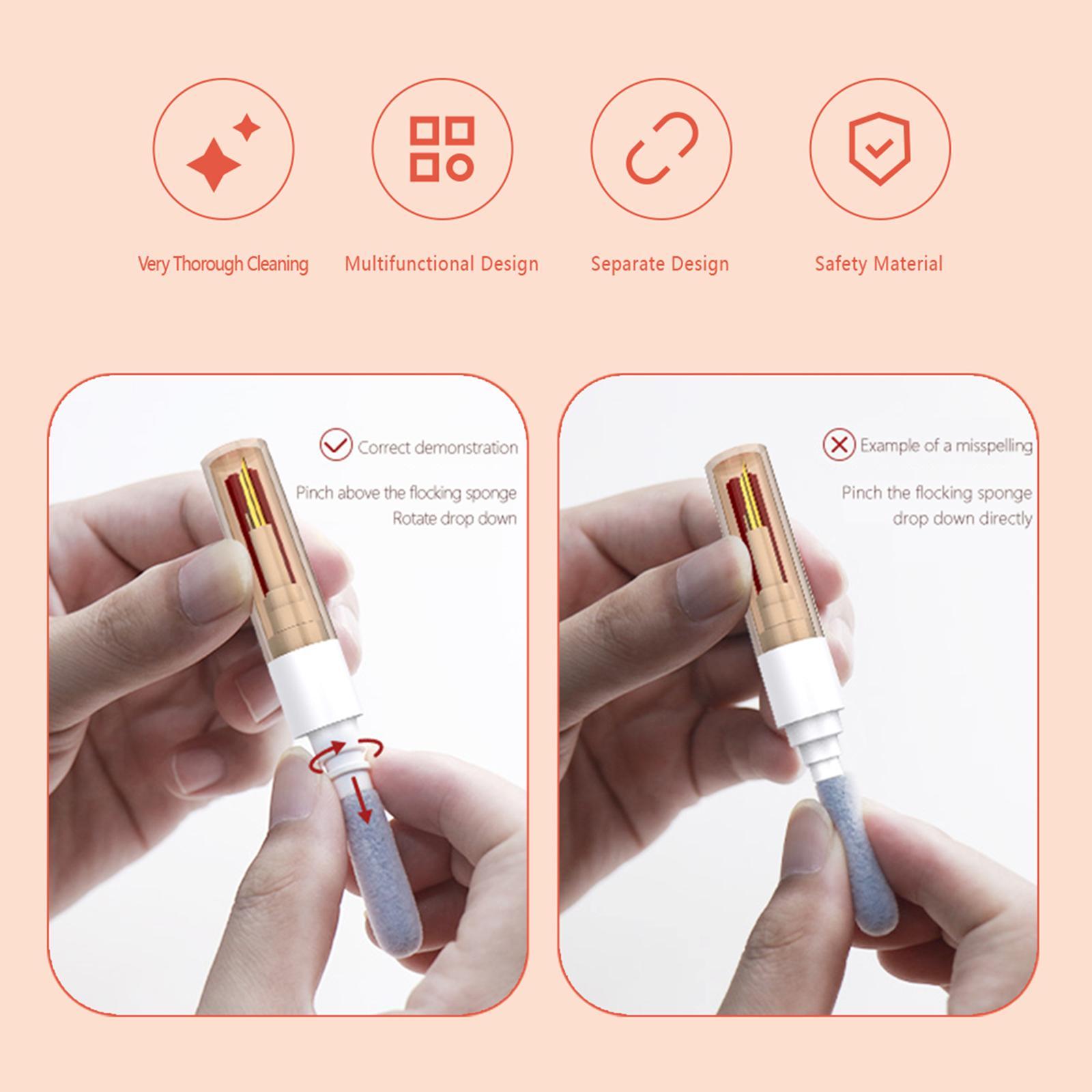 4 in 1 Combo Cleaning Pen Keyboard Camera Portable Key Puller Brush Kit