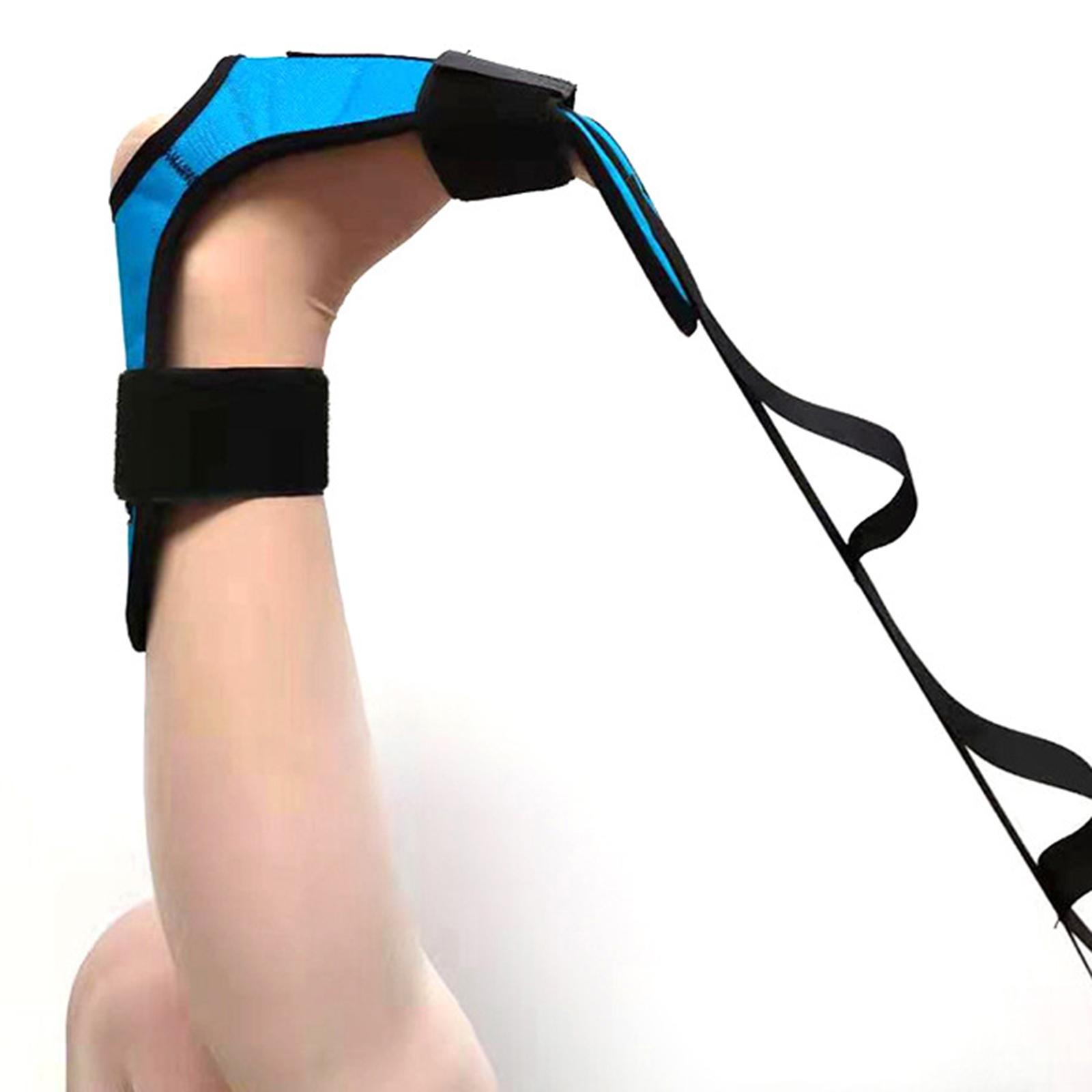 Yoga Stretching Strap Calf Leg Stretcher Tendonitis Band for Exercise.