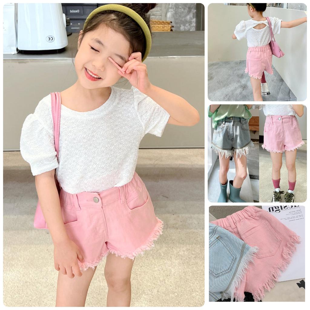 CV10 Size90-130 (9-27kg) quần jean short bé gái Thời trang trẻ Em hàng quảng châu
