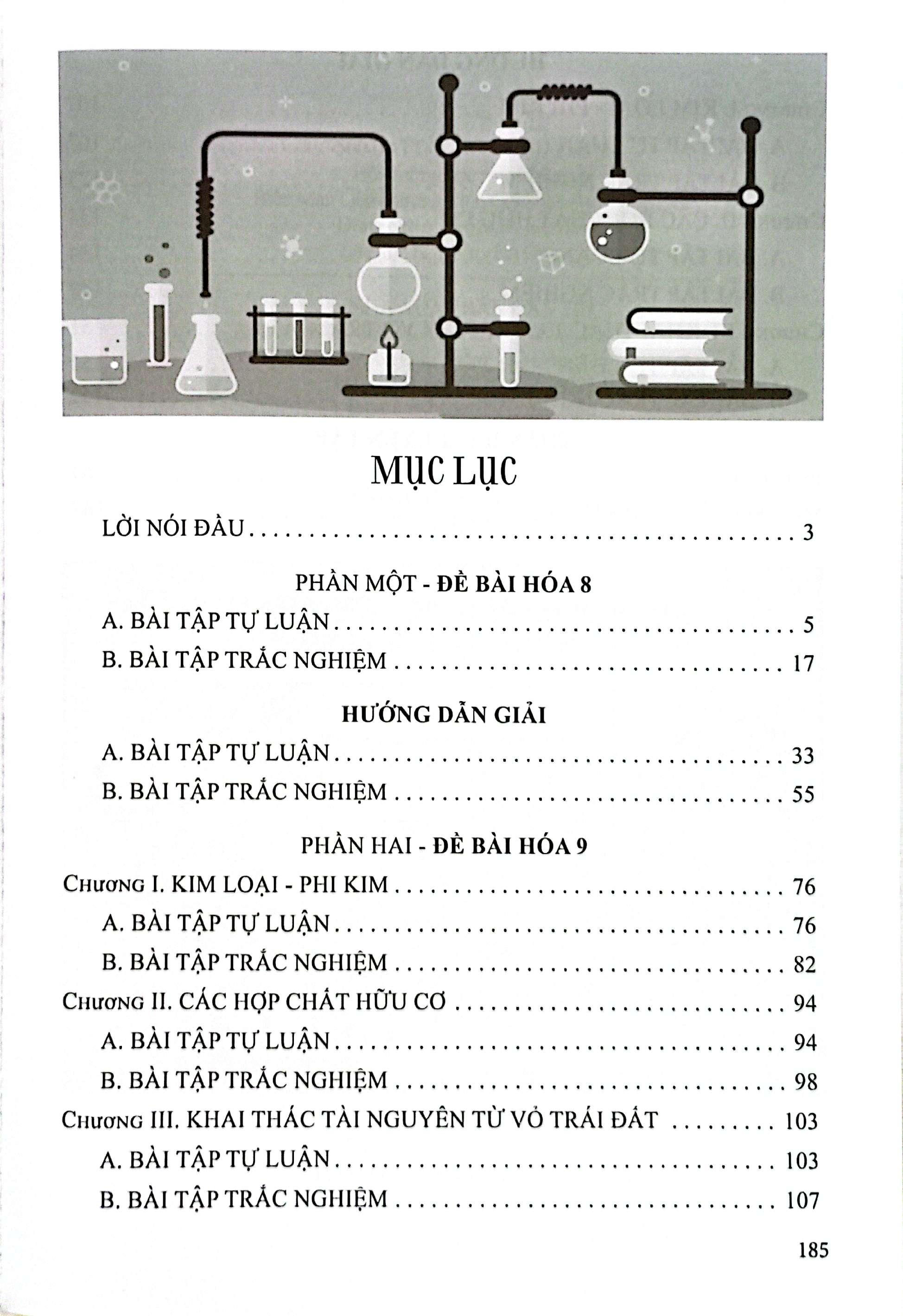 Sách - 500 Bài Tập Hóa Học Trung Học Cơ Sở (Dùng Cho Các Bộ SGK Hiện Hành)