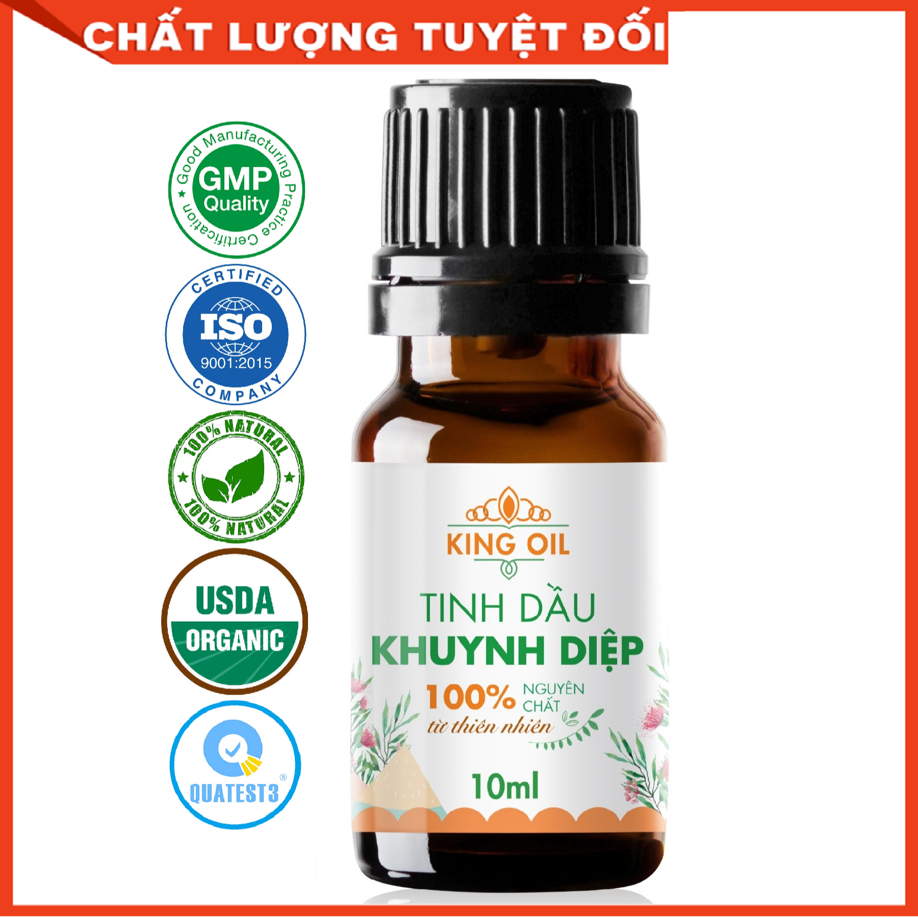 Tinh dầu Khuynh Diệp (bạch đàn) nguyên chất 100% từ thiên nhiên - KingOil