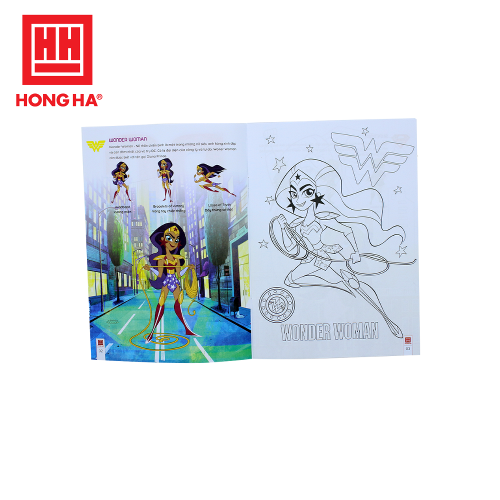 Tô màu DC Super Hero Girls Hồng Hà- 7171