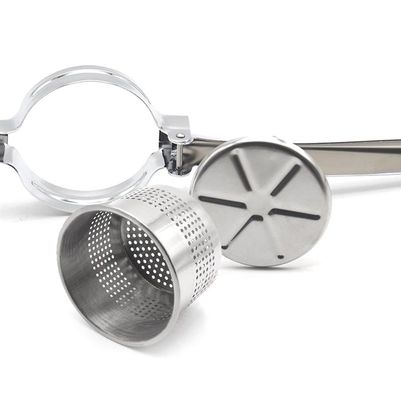 Dụng cụ ép củ quả đa năng 3 vỉ khuân inox