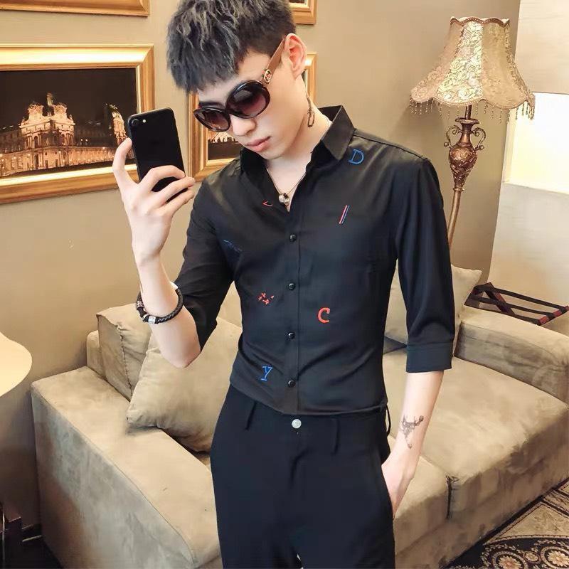 Áo sơ mi nam họa tiết thời trang HOT