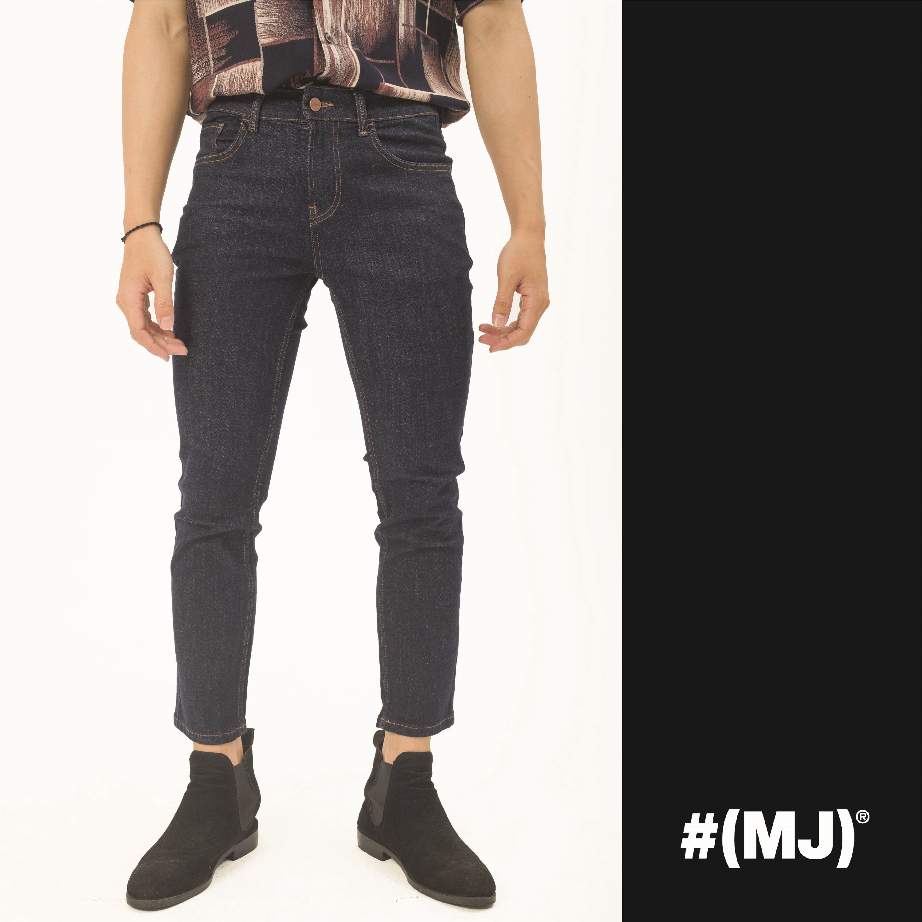 Quần jeans lửng nam ống ôm MESSI MJB0110
