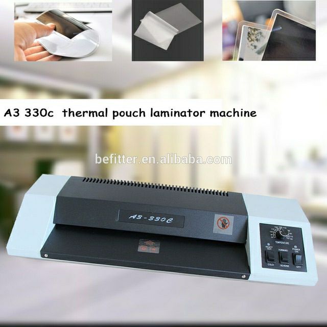 Máy Ép Nhựa Plastic Laminator A3 - 330C Rulo Xám Chống Dính