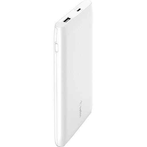 Pin sạc dự phòng Polymer Pocket Power 10,000 mAh, Sạc nhanh 18w PD, cáp đi kèm A-C Belkin- HÀNG CHÍNH HÃNG - BPB001bt